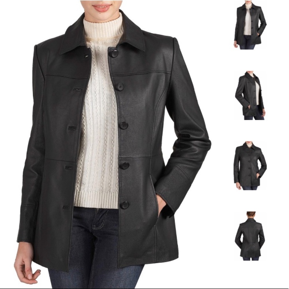 CYBER MONDAY 💯% Genuine Leather Car Coat